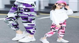 Children Girls Boys Hip Hop Dance Clothes Joggers Trousers Pants For Kids Cotton Loose Camouflage Sports Harem Pants New 2020 LJ206788932