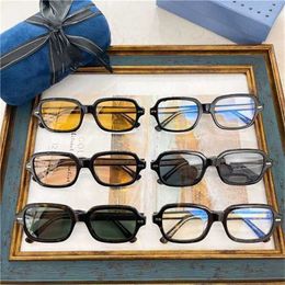 12% OFF Sunglasses New High Quality family plate fashion box female ins net red same model GG0072 sunglasses face small