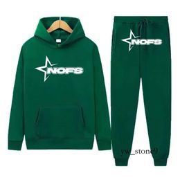 Erkekler Nofs Hoodie Sweatshirts y2k İndirim Nofs Store Double Shop NOFS Trailsuit Kırığı 2547