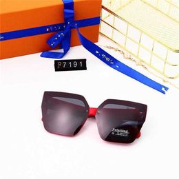 12% OFF Wholesale of sunglasses New Polarised Box Sunglasses Tall and Large Frame Fashion Driving Glasses for Women