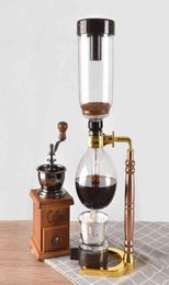 "New Home Style Syphon Coffee Maker Tea Syphon Pot Vacuum Coffeemaker Glass Type Coffee Machine Philtre 3 Cup 5 Cup - Enhance Your Brewing Experience!"