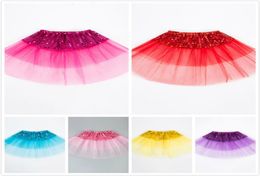 Kids Girls Party Bling Sequin Princess Skirts Children Girl Shine Tulle Ballet Dancewear Kids Short Cake Dance Skirt by Hope121115665