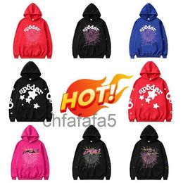Designer Mans Kanyes Spider Hoodie Tracksuit Jacket Spi5er 555 Hoodies Fashion Streetwear Printed Hoody Mens and Womens Couples Sweater Trend Red Black C QEA4