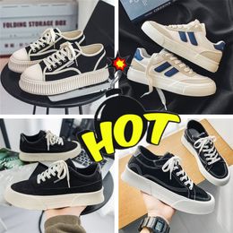 Hot Designer Sneakers Gabardine Casual Shoes Brand Wheel Trainers Luxury Canvas Sneaker Fashion Platform Solid Heighten Shoe