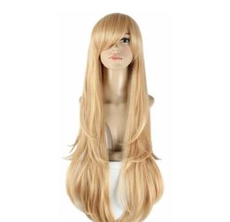 WoodFestival 100 cm long anime wig for women sword art online cosplay wigs straight heat resistant synthetic hair asuna yuuki brai2599517