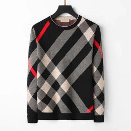 Knit jumper spring and autumn pullover jumper round neck jumper casual long-sleeved brand men's Slim pullover