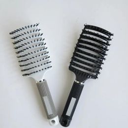 Brushes Professional hair extensions Bristle Hair Brushes comb Antistatic Heat Curved Vent Barber Salon Hair Styling Tool Rows Tine Comb
