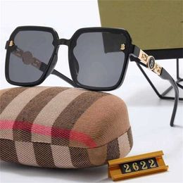 12% OFF Wholesale of sunglasses Overseas New for Men and Women Large Frame B Sunglasses Tourism Glasses P2622