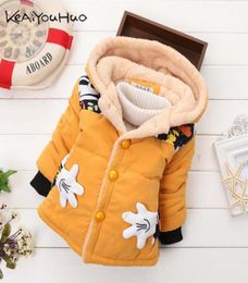 2018 Christmas Baby Girls Boys Winter thick Jacket Casual Jacket For Girl Coat Kids Warm Cotton Outerwear 14 Y Children Clothes T1064723