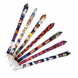 Cell Phone Straps Charms 30pcs Japan Anime cartoon neck Lanyard PDA Key ID Holder Badge long strap whole for boy girl3369359