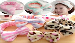 Bowknot Headband Lady Charm Forehead Hairband Headwrap Sport Yoga Makeup Jog Headpiece Hair Accessories Fancy Dress Party Headwear8561426