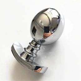 Stainless Steel Anal Beads Metal Butt Plug Detachable Anus Dilator Prostate Massage Outdoor Wear Adult Sex Toy for Man Women 240106