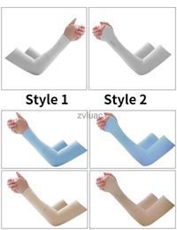 Arm Leg Warmers Children's Finger Gloves 1 Pairs IIce Sleeve Sunscreen Sleeves Guard Ice Silk Covers Oversleeve UV Protection Cycling and Driving Thin Men YQ240106