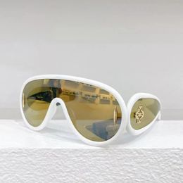 Designer sunglasses mens women LEO bread inflatable pilot sun glasses large frame integrated shades, large face decorative sunnies