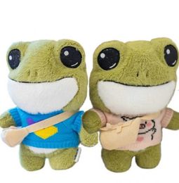 1pc 29cm Cute Big Eyes Frog Plush Toy Stuffed Animals Soft Sweater Crossbody Bag Kid Birthday Christmas Gift for Girls Boys Xmas 22314571