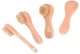 Face Cleansing Brush for Facial Exfoliation Natural Bristles Exfoliating Face Brushes for Dry Brushing with Wooden Handle LX27817825887