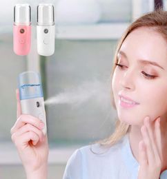 Mini Nano Sprayer Facial Body Nebulizer USB Cooling Mist Mini Face Hydrating Antiaging Wrinkle Beauty Exquisite Skin Care Equipme8749646