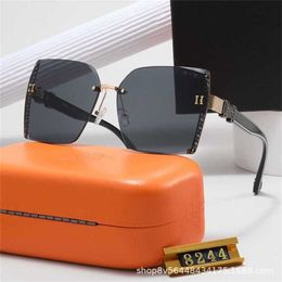 26% OFF Wholesale of sunglasses New Korean Oval Large Frame Square Women's Net Red Personality Big Face Slim Fashion Sunglasses