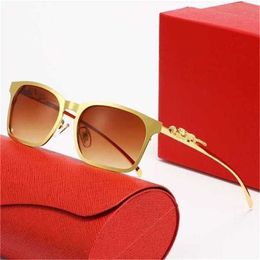 12% OFF Sunglasses Full frame business personalized optical glasses stereo leopard head men's trend SunglassesKajia New
