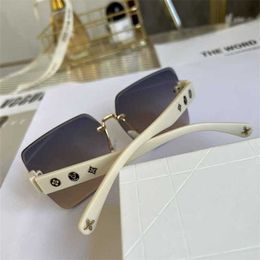 22% OFF Wholesale of frameless new fashion trend online celebrity same UV resistant nylon sunglasses for women