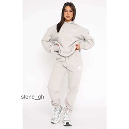 Womens White Fox Hoodie Women's Tracksuits Women Spring Autumn Winter New Hoodie Set Fashionable Sporty Long Sleeved Pullover Hooded joggers 4 JOKY