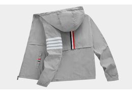 Men Waterproof Wind Breaker Coat Zipper Hoodie Jacket Quick Drying Sports Outwear Wind Stoper Jackets Raincoat Sport9286369