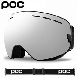 Sunglasses Double layers anti-fog POC Goggles Sci Glasses Brand New Men Women Cycle Sunglasses Mtb Googles Eyewear3027