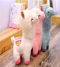 25CM 4 Colour Squinting alpaca doll plush toy children039s gift Boys and Girls Toys Stuffed Animals Movies TV21338663392363