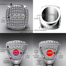 Custom Name Youth Custom Championship Ring GiftPromotional activities customized championship rings all teams 240105