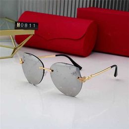 15% OFF Wholesale of sunglasses New Women's Printed Cat Eyes Slim Eyeglasses Sunglasses UV Protection for Women