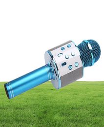 Bluetooth Wireless Microphone Handheld Tripod Karaoke Mic USB Mini Home KTV For Music Playing Singing Speaker Player9523259