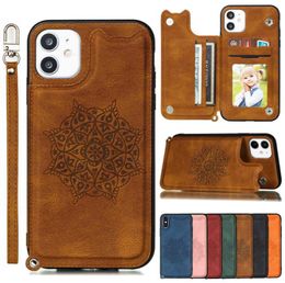 Slim Fit Leather Cover For iPhone 13 12 11 Pro XR XS X Max 6 6s 7 8 Plus SE 2 mini Wallet Case Card Slots Shockproof Flip Shell4960019