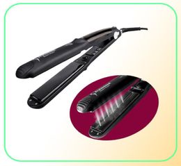 Steam Hair Straightener Flat Iron Professional Ceramic Tourmaline 2in1 Straightening Iron Adjustable 300450F Salon Heat 11025267370