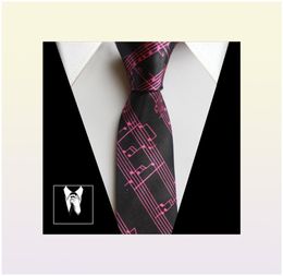 Fashion Slim Tie Music Piano Student Neck Tie Ties Gifts for Men Butterfly Shirt Music Tie4973482