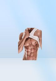 Men039s Vests Workout Trainer Vest Tank Tops Sweat Sauna Waist Body Shaper Slim Male Athletic Gym Zipper Tee Shirt Plus Size8400161