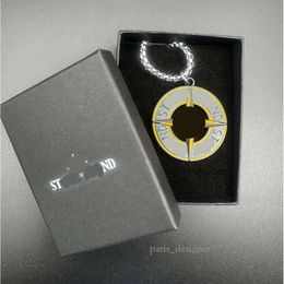 Stones Pendant Stones Necklace Trendy Compass New Couple Matching for Men and Women Necklace Designer 653 121