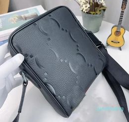 Designer Bag Men's Pure Leather Shoulder Bag Business Messenger Men's Wallet Card Handbag