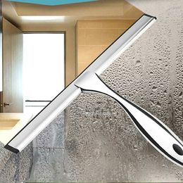 10 Inches Stainless Steel Shower Household Cleaning Bathroom Handheld Glass Squeegee Car Window Squeegee Z0091