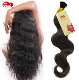 Hannah Brazilian Virgin Human Braiding Hair Bulk Body Wave Virgin Hair Bulk For Braiding 3 Bundles 100 Unprocessed Virgin Human H7276645