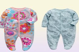 baby boys clothes newborn sleeper infant jumpsuit long sleeve 3 6 9 12 months cotton Pyjama new born baby girls clothing292T4104525