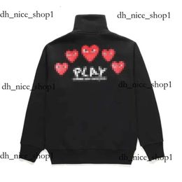 Men's Hoodies Sweatshirts Designer Men's Hoodies Com Des Garcons PLAY Sweatshirt CDG Red Heart Zip Up Hoodie Brand Navy Blue Bape Hoodie 216