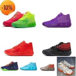 2023 Top Womens Lamelo Ball Mb 01 Basketball Shoes Rick Morty Red Green Galaxy Purple Black Red Blue Queen Buzz Kids Melo Sneakers Tennis Wi