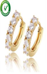 Men Women Earrings Hoop Huggie Luxury Designer Jewellery Hip Hop Gold Silver Fashion Earings Iced Out Diamond Earring orecchini firm8925109