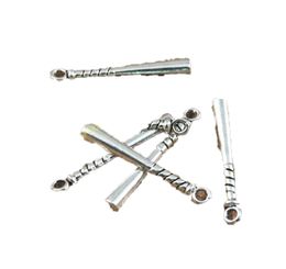 Sport Alloy Charms Baseball Bat Vintage Charms 50pcslot 535mm AAC11082703316