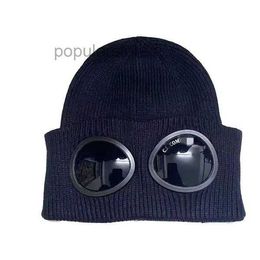 Beanie CP Caps Men's Designer Ribbed Knit Lens Hats Women's Extra Fine Merino Wool Goggle Beanie Official Website Version 8 WK8X