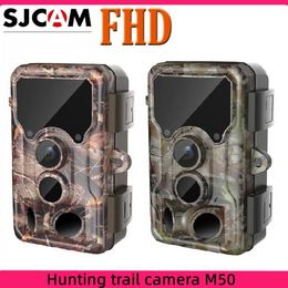 SJCAM M50 24MP 1296P Wildlife Trail Camera Photo Trap 38-IR LED PIR Hunting Camera Wildlife WiFi 2.4GHz Surveillance Tracking Sport DV