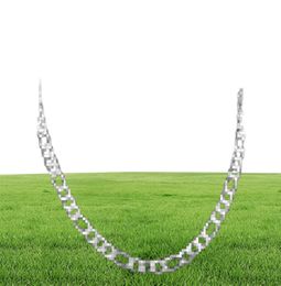 Fashion Jewellery Silver Colour 5mm 7mm 9mm Stainless Steel Necklace Figaro Link Chain For Mens Womens SC15 N4050178