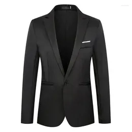 Men's Suits Boys Formal Dress Suit Blazer Slim Fit Office Wear Button Up Top Oversize Jacket Mens White Blue Blazers