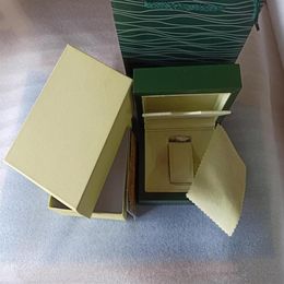 2020 Factory Supplier Green Brand Original Box Papers Gift Watches Boxes Leather Bag Card For 116610 116660 116710 116613 116500 W254a