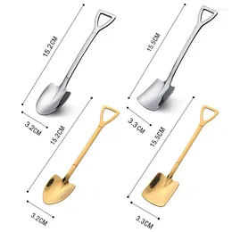 Tea Scoops Retro Shovel Spoon - Stainless Steel Coffee For Ice Cream Lovers